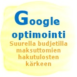 Hakukoneoptimointia Google yrityksille